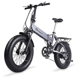 Shengmilo Electric Bike Shengmilo Electric bicycle E-bike Power-assisted Bicycle for Adult, Electric bike 20 Inch Fat Tire Mountain Bike, Lockable Suspension Fork MX21 e bike