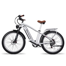 Shengmilo Bike Shengmilo Electric Bike, Retro MX04 Electric Bikes For Adults, Fat Tire E-bike with 3 Riding Modes Easy to Assemble, 48V15Ah Removable Battery, BAFANG Motor, Hydraulic Disc Brakes design