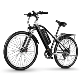 Shengmilo Electric Bike Shengmilo Electric Mountain Bike for Adults 29'' E Bike, Electric Bicycle with Removable 48V / 17Ah Lithium Battery, Hydraulic Brake, 7-Speed and Dual Shock Absorber, M90