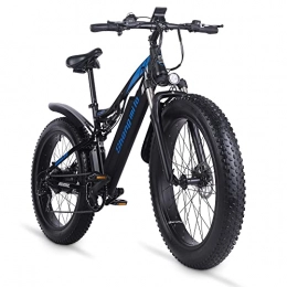 Shengmilo Bike Shengmilo MX03 Fat Tire Electric Bike for Adults Men 26 inch Mountain Bike Removable Battery Waterproof 48V17AH Ebike
