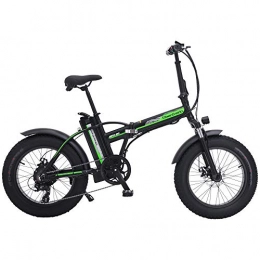 Shengmilo Bike SHENGMILO MX20 20 Inch Electric Snow Bike, 4.0 Fat Tire, 48V 15Ah Powerful Lithium Battery, Power Assist Bicycle, Mountain Bike (Black, 15Ah+1 Spare Battery)