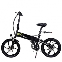 SHENXX Bike SHENXX Ebike, Electric Bike Folding For Adult E-Bike 350W Watt Motor Electric Bike With Front LED Light For Adult, Black
