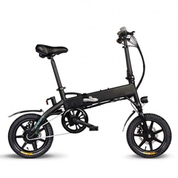 SHUAIGUO Bike SHUAIGUO Electric Bike, Folding Electric Bike for Adults 250W 36V with LCD Screen 14inch Tire Lightweight 17.5kg / 38.58lbs Suitable for City Commuting, Black