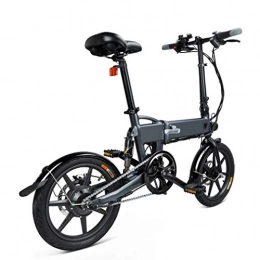 SHUAIGUO Electric Bike SHUAIGUO Folding ElectricBike with, 36V 250W Foldable e-bike with Removable Large Capacity 7.8Ah Lithium-Ion Battery City e-bike, Lightweight Bicycle adults 16 inch, Black