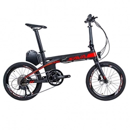 SKNIGHT Bike SKNIGHT E8 Carbon e Bike folding bike, 20" inch Carbon electric bicycle carbon frame and fork Samsung Li-ion battery 36V 8.7AH 200W SHIMANO SORA 9-speed pedelec e-folding bike