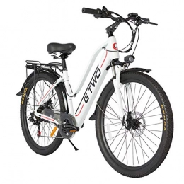 Skyzzie Electric Bike Skyzzie VOZCVOX Electric Bike 350W Ebike Electric Bicycle 25MPH Adults Ebikes Electric Mountain Bike with Hidden Removable 48V 9.6Ah Battery Dual Disc Brakes, 35 Miles Range, 20kg