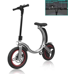WJSW Electric Bike Smart Folding Electric Bike, Aerospace-Grade Aluminum Alloy Frame Electric Bicycle, 36V 7.8AH Lithium-Ion Battery, With electronic Brake Adults Electric Bikes