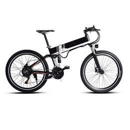 Smisoeq Electric Bike Smisoeq Electric bicycles, 48V 500W mountain bike 21 speed 26 inches, with removable new energy lithium battery (Color : 500WBlack)