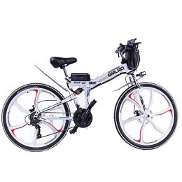 SMLRO  SMLRO Adult Electric Bicycles 26" Folding Mountain Bike, 48V 13Ah 350W 21-Speed Gear, 3 Working Modes