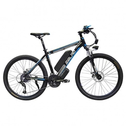 SMLRO Electric Bike SMLRO C6 plus electric mountain bike, 1000W 29-inch electric bike with removable 48V 15AH lithium-ion battery Shimano 27-speed gear (blue)