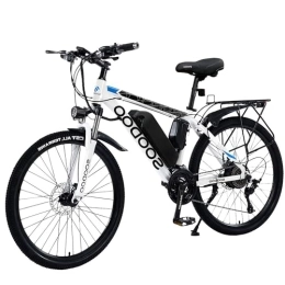 SATSUN Bike SOODOO 26'' Electric Bikes for Adults, 2602 E-Bikes with 36V 8AH Removable Battery, MTB Electric Bikes w / 250W High-Speed Brushless Motor, 7-27 Speed, LCD Display, Dual Disk Brake