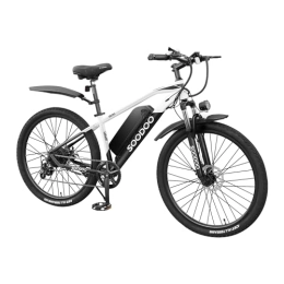 BPB  SOODOO 26" Electric Bikes for Adults. 2605 Ebikes with 250W High-Speed Brushless Motor. Electric Bikes Built-in 36V 8AH Removable Li-Ion Battery, Shimano 7-Speed, LCD Display, Dual Disc Brake