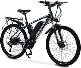 SOODOO Bike SOODOO Electric Bike 26'' for Adults, Electric Mountain Bicycle with Rechargeable and Removable 36V 13AH Lithium-Ion Battery, Mountain Ebikes with 27 Speed Transmission Gears, MTB for Men Women