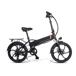 Starsmyy 350W Folding Electric Bike 48V Snow Beach Electric Bikes for Adults Dual Disc Brakes, 20 Inch E-Bike City Bicycle Max Speed 30 Km/H, 3 Riding Modes