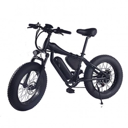 sunyu Bike sunyu Electric Bike for Adults, 20" Fat tire Electric Bicycle / Commute Ebike with 350W Motor, 48V 10AH Batteryblack