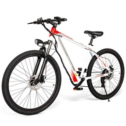 Susue Electric Bike Susue 26in Electric Mountain Bike, SH26 8Ah 36V 350W Electric Bicycle Alloy Integrated Wheel 25km / h Top Speed E-bike Mountain Bike with Headlight [Poland Stock
