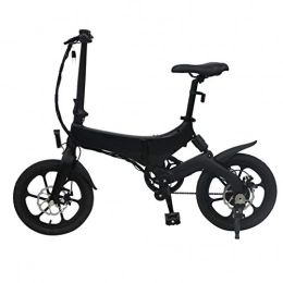 Susue Bike Susue Electric Folding Bike Bicycle Portable Sturdy 36V 5.2Ah Battery 25km / h 16inch Tyres Seat post Adjustable range 760 to 920mm for Cycling Outdoor