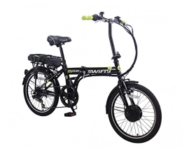 Swifty Electric Bike Swifty Unisex's AZF20S 20inch Folding e Bike, Black, One Size