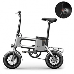 SYCHONG Electric Bike SYCHONG 12" Folding Electric Bike with 36V Lithium-Ion Battery, 350W Motor And Remote Start Three Modes Lightweight E-Bike, Black