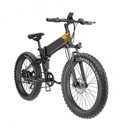 TANCEQI Electric Bike TANCEQI 26'' Electric Mountain Bike Folding Bicycle for Adults 400W Brushless Motor 48V 7 Speed Gear And Three Working Modes Aluminum Alloy Mountain Cycling E-Bike, for Outdoor Cycling Work Out