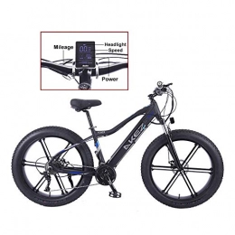 TANCEQI Electric Bike TANCEQI Electric Bicycle 26'' Bike Mountain for Adult with Large Capacity Lithium-Ion Battery 36V 350W 10Ah Battery Capacity And Three Working Modes, Black