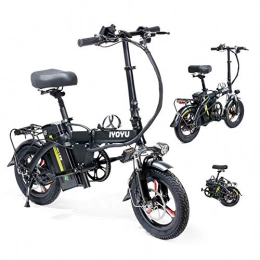 TANCEQI Electric Bike TANCEQI Electric Bike Folding E-Bike 400W 48V Motor Adjustable Lightweight Alloy Frame Foldable E-Bike with LCD Screen, for Outdoor Cycling Travel Work Out