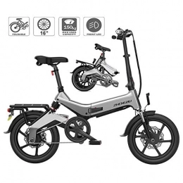 TANCEQI Bike TANCEQI Folding Electric Bike for Adults, Electric Scooter, Urban Commuter Folding E-Bike, 16" Super Lightweight Electric Bicycle / Commute Ebike with 36V 250W Motor, Unisex Bicycle