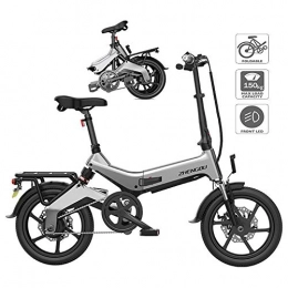 TANCEQI Bike TANCEQI Folding Electric Bike for Adults, Smart Mountain Bike Aluminum Alloy Electric Bicycle / Commute Ebike with 250W Motor, with 3 Riding Modes for City Commuting Outdoor Cycling Travel Work Out