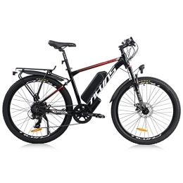 TAOCI Electric Bike TAOCI 26'' Electric Bikes for Adults Men Women, 250W E Bikes for Men, Electric Mountain Bike with 36V 12.5Ah Removable Battery and BAFANG Motor (Red)