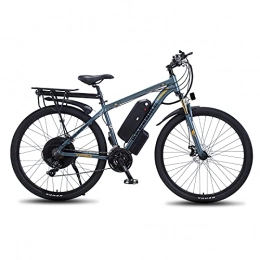 TAOCI Electric Bike TAOCI Electric Bike for Adult, Mountain Bike, Magnesium Alloy Ebikes Bicycles All Terrain, 29" 48V 1000W Removable Lithium-Ion Battery Bicycle Ebike for Outdoor Cycling Travel Work Out (gray)