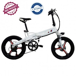 TBAN Electric Bike TBAN 20 Inch, Electric Bicycle, Foldable, Portable Power Saving Household, Adult Aluminum Bicycle, 7-Speed Shift, Quality Assurance