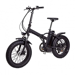 TERLEIA Electric Bike TERLEIA Electric Bike All Terrain Snow Cross-Country Electric Mountain Bike Commute Ebike 20" Fat Tire Adults Folding E-Bike Removable Lithium Battery Front And Rear Disc Brakes