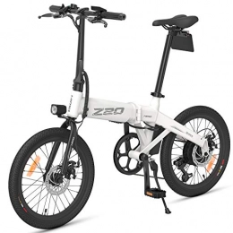 tidyard Electric Bike Tidyard Electric Bike 20 Inch Folding Power Assist Electric Bicycle 80KM Range 10AH Removable Battery Moped E-Bike Electric Bike with Mudguard and Inflation Pump