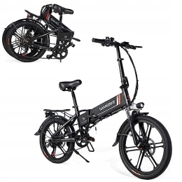 TIGUOWISH Electric Bike TIGUOWISH Electric Bike 20 inch Folding Bikes for Adults, 48V 10.4AH Removable Battery, Max Range up to 40-80km Foldable Ebike City EBike Off-Road Mountain Bike LCD Display