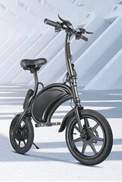 tquuquu Electric Bicycle, 14-inch Double Disc Brake Aluminum Alloy Electric Bicycle Foldable Mini Electric Bicycle For Commuting To Get Off Work For Teenagers And Adults