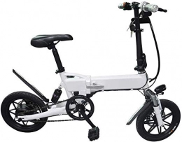 TTMM Electric Bike TTMM Electric Bike Electric Bike12 inch two-wheeled portable folding electric power bicycle / body waterproof small travel generation car battery car (Color : A)