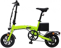 TTMM Electric Bike TTMM Electric Bike Electric Car Small Mini Lithium Battery Folding Electric Car F1 Dongfeng Nickname Fruit Green 15.6A Battery Life 50~60KM (Color : Green)