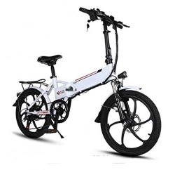 TX Electric Bike TX Folding electric bicycle mini size Aviation aluminum alloy 20 inch 20kg 48V Lithium battery 3 models switch, USB charge input, 20 inch magnesium alloy one wheel, Red