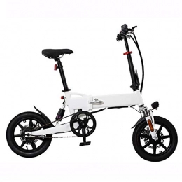 Fbewan Electric Bike Unisex Adult Youth 14 Inch 25Km / H 36V 8AH 250W Electric Bike Folding Electric Bicycle Aluminum Alloy Electric Bike Pedals Power Assist