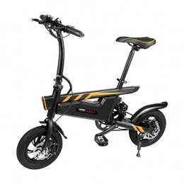 Urcar Bike Urcar Electric Bike for Adult, E-Bike Electric Bicycle with LED Headlight, Aluminum Alloy 250W Motor 36V IP54 Waterproof Lightweight Foldable Bicycle with Disc Brake, up to 25 km / h