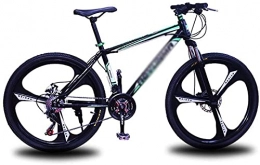 UYHF 26 Inches Mountain Bike 21/24/27 Speed Bicycle Wheels Mountain Bike Dual Disc Brake Bike for Adults Mens Womens green-21 speed