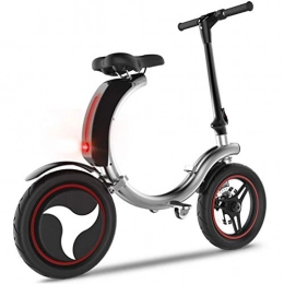 VANYA Electric Bike VANYA Mini Folding Electric Bicycle 350W Motor Adult Boost Bicycle Portable Charge Lithium-Ion Battery with LED Display