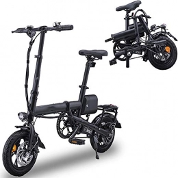VBARV Bike VBARV Portable Folding Electric Bicycles, Adults Lightweight Compact EBike, Max Speed 25km / h, 350W Motor, Load Capacity100 Kg, with USB Interface, Cycle Charging, Suitable for Outdoor Road Riding