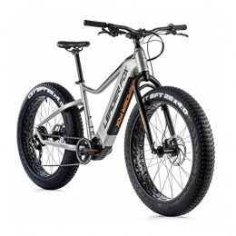 Leaderfox Electric Bike Velo electrique-vae vtt leader fox 26'' braga 2021 gris moteur central bafang m500 36v 95nm batterie 20a 9v (20'' - h52cm - taille l - pour adulte de 178cm à 185cm)