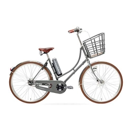 Velorbis Electric Bike. Electric Kopenhagen Fusion Comfort Bike for women with 7 speed 250W / 300 WH LI-ON Battery (Mouse Grey, 50 cm)