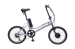 Viking Street Easy Kids' Electric Bike White/Silver, 15.5" inch alloy frame, 1 speed lightweight frame simple on off pedal assist system