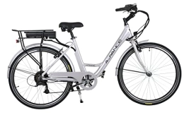 Vitesse Bike Vitesse Unisex's Advance Electric Bike, Silver, Unisize