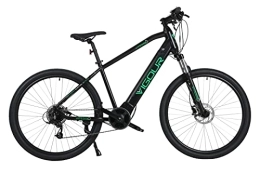 Vitesse Bike Vitesse Vigour Electric Bike, 9 Speed Gear E-Bike, Well Balanced Reliable Electric Bikes For Adults, Fun Smooth Riding Electric Bicycle With Gel Saddle & Info Screen, Simple Ride- VIT0030 Black 27.5