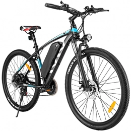 Vivi Bike VIVI 350w Electric Bike 26 / 27.5 Inches Mountain Bike 36v 10.4ah Removable Battery 32km / H 21-Speed Adult Electric Bike (27.5 BLUE)