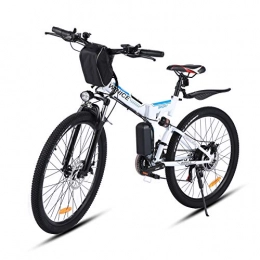 Vivi  Vivi Folding Electric Bike For Adults 26" Mountain Bike with 350W Motor, Removable 36V / 8Ah Battery / 21-Speed Gears / 15.6 Mph / Recharge Mileage Up to 25 mile, Adjustable Height
